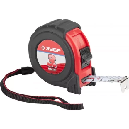 Рулетка ЗУБР "МАСТЕР", обрезиненный корпус, 3мх19мм 34055-03-19_z01 купить в Когалыме