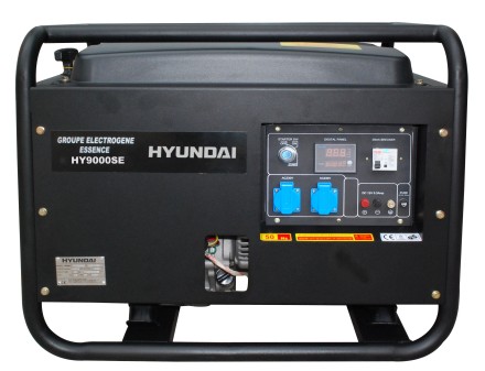 Бензогенератор Hyundai HY 9000SE-3 + колеса купить в Когалыме