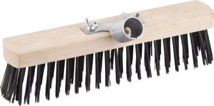 Щетка GRINDA "EURO" уличная без ручки, буковая колодка, мет щетина, с металлическим держателем для черенка, 30см 39196-30 купить в Когалыме