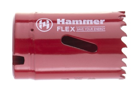 Коронка биметаллическая HAMMER Ф32х38мм 5/8&quot; BiMETALL (224-006) купить в Когалыме
