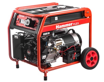 Бензоэлектростанция Hammer Flex GN7000ET с электрозапуском купить в Когалыме