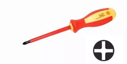 Отвертка диэл.крестовая PH№0х 100мм,1000В,1/10/120 19695 купить в Когалыме