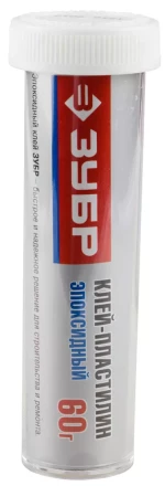 Клей-пластилин ЗУБР эпоксидный "холодная сварка", на блистере, 60 г 41956 купить в Когалыме
