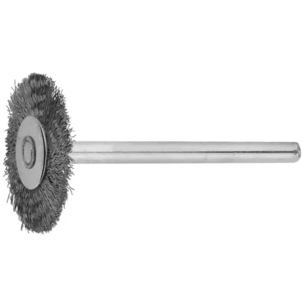 Щетка ЗУБР радиальная, нержавеющая сталь, на шпильке, d 20x 3,2мм, L 42мм, 1шт 35931 купить в Когалыме