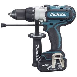 Дрель-шуруповерт аккумуляторная Makita DHP451RFE ударная купить в Когалыме