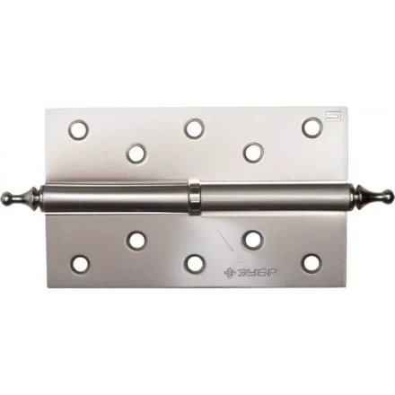 Петля дверная разъемная ЗУБР "ЭКСПЕРТ", 1 подшипник, цвет мат. никель (PN), правая, с крепежом, 125х75х2,5мм,2шт 37605-125-4R купить в Когалыме