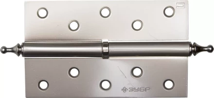 Петля дверная разъемная ЗУБР "ЭКСПЕРТ", 1 подшипник, цвет мат. никель (PN), правая, с крепежом, 125х75х2,5мм,2шт 37605-125-4R купить в Когалыме