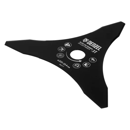 Диск для триммера, 255 х 25,4 3 лезвия Denzel 96377 купить в Когалыме