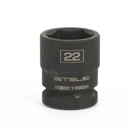 Головка ударная шестигранная 22 мм 1/2&quot; CrMo  Stels 13926 купить в Когалыме