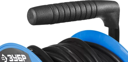 Удлинитель ЗУБР "ПРОФЕССИОНАЛ" на катушке, ПВС 3х1,5кв мм, 4 гнезда, макс мощн 3500Вт, 50м 55082-50 купить в Когалыме