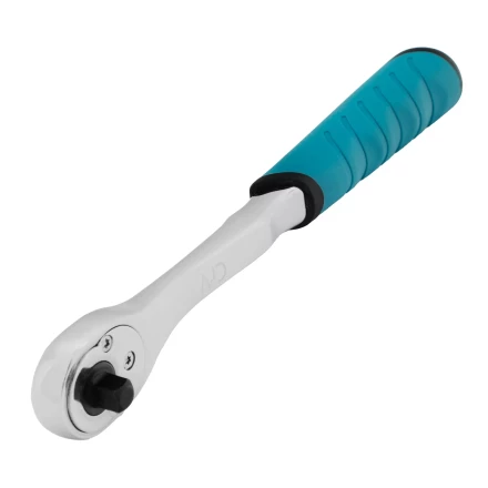 Ключ-трещотка 1/4" Gross 14053, CrV, 90 зубьев, усиленный, хром купить в Когалыме