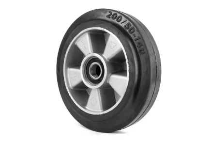 Колесо резиновое 200х50 мм с подшипником для тележек гидравлических BF/WB/RHP/BFS 1000916 купить в Когалыме