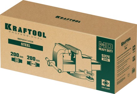 Тиски KRAFTOOL STEEL стальные 32701-200 купить в Когалыме