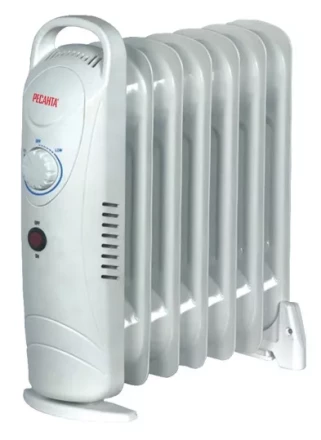 Маслянный радиатор обогреватель электрический Ресанта ОММ-7Н купить в Когалыме