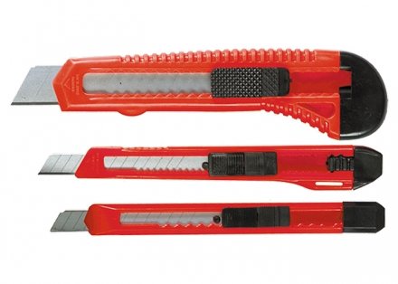 Набор ножей выдвижные лезвия 9-9-18 мм 3 шт MATRIX 78985 купить в Когалыме