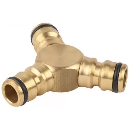 Тройник RACO "Profi" (соединитель-соединитель-соединитель) латунный, 1/2" 4246-55028B купить в Когалыме