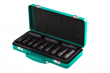 Набор ударных глубоких шестигранных торцевых головок 1/2" 10-24 мм в кейсе 12 шт Stels 13998 купить в Когалыме