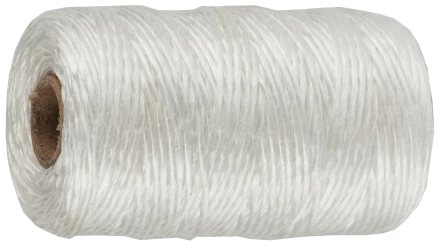 Шпагат ЗУБР d 1,8 мм 60 м 1200 текс 50 кгс белый полипропиленовый шпагат 50031-060 купить в Когалыме