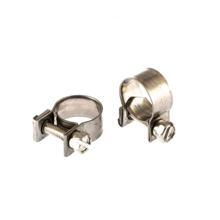Хомуты металлические MINI 12-14 мм ширина 9 мм винтовой W4 2 шт Сибртех 475043 купить в Когалыме