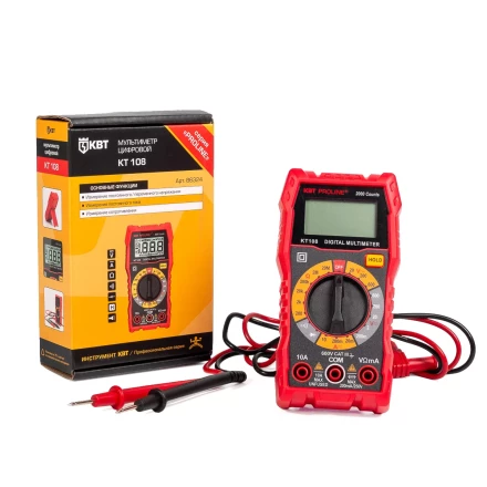 Мультиметр цифровой КВТ KT 108 с True RMS (86324) купить в Когалыме