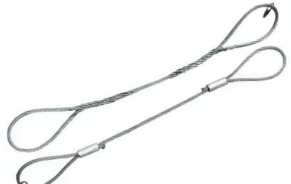 Строп канатный петлевой СКП 14 т  L=8 м опрессовка купить в Когалыме