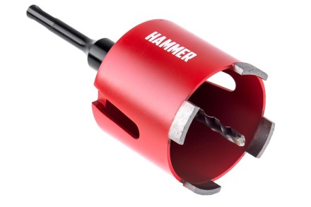 Коронка алмазная HAMMER Ф82мм (242-504) купить в Когалыме