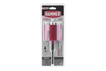 Коронка алмазная HAMMER Ф82мм (242-504) купить в Когалыме