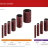 ЗУБР набор 6 шт: 13, 19, 26, 38, 51, 76 мм, высота 115 мм, Р120, втулки шлифовальные для станка СШО-500 МАСТЕР (35649-H6-120) купить в Когалыме