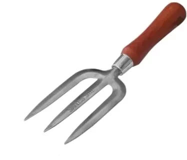 Вилка посадочная из нержавеющей стали с деревянной рукояткой Кратон 335 мм 5 10 05 003 купить в Когалыме