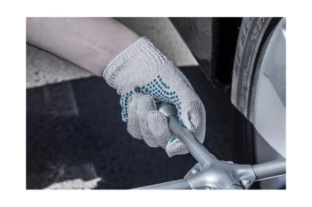 Перчатки ХБ 5 нитей с ПВХ HAMMER 230-031 купить в Когалыме