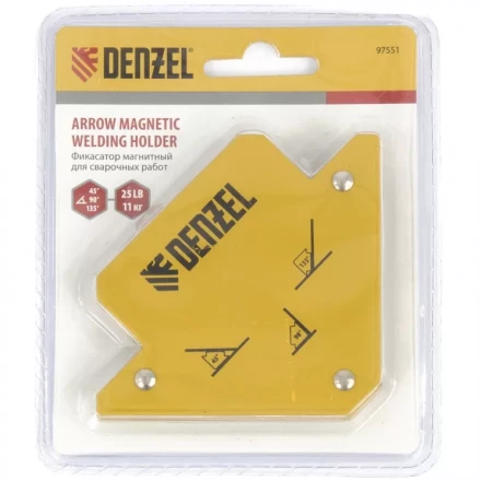 Фиксатор магнитный для сварочных работ усилие 25 LB Denzel 97551 купить в Когалыме