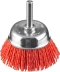 ЗУБР "ПРОФЕССИОНАЛ". Щетка чашечная для дрели, нейлоновая проволока с абразивным покрытием, 50мм 35165-050_z02 купить в Когалыме