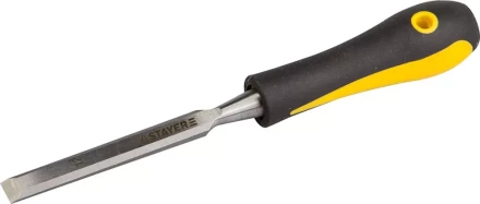 Стамеска с двухкомпонентной ручкой, 12мм, STAYER Profi 18205-12 купить в Когалыме