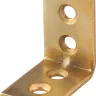 ЗУБР УМ-2.0, 25 x 25 x 17 x 2 мм, желтый цинк, узкий мебельный уголок (31031-25) купить в Когалыме