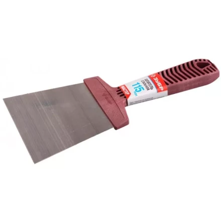 Шпатель ЗУБР "МАСТЕР" стальной c пластмассовой ручкой, 115мм 10051-115 купить в Когалыме