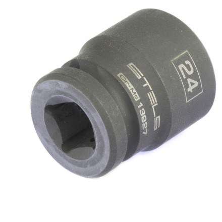Головка ударная шестигранная 24 мм 1/2&quot; CrMo  Stels 13927 купить в Когалыме
