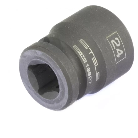 Головка ударная шестигранная 24 мм 1/2" CrMo  Stels 13927 купить в Когалыме