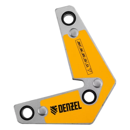 Фиксатор магнитный для сварочных работ усилие 25 LB, 30х45х60х75х90х135 град. Denzel 97566 купить в Когалыме
