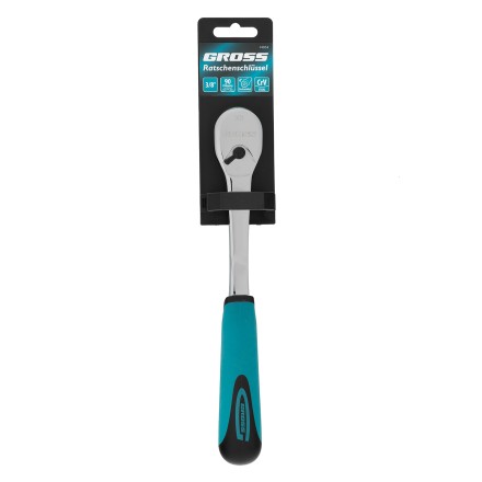 Ключ-трещотка 3/8&quot; Gross 14054, CrV, 90 зубьев, усиленный, хром купить в Когалыме