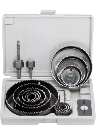 Набор кольцевых пил по дереву 19-127 мм 12 предметов MATRIX 70472 купить в Когалыме