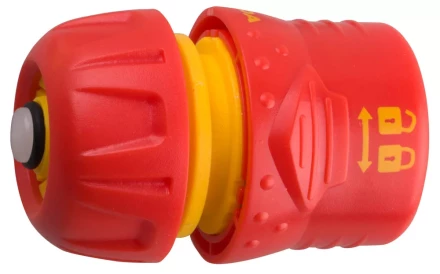 Соединитель GRINDA пластмассовый c автостопом и запирающим механизмом, 1/2" 8-426331 купить в Когалыме