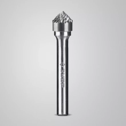 Зубр Твердосплавная борфреза K - зенкер с вершиной 90°, 10 х 5 мм (28809-10-5) купить в Когалыме