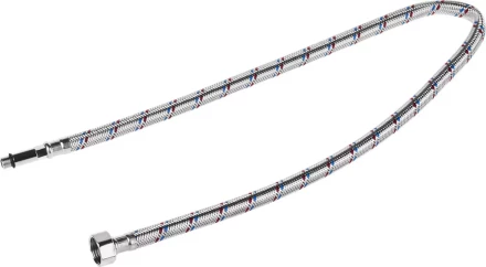Подводка гибкая STAYER для воды, к смесителям, оплетка из нержавеющей стали, удлиненная, г/ш 1/2"-0,8м 51017-080 купить в Когалыме