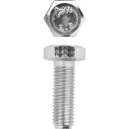 Болт ЗУБР "МАСТЕР" с шестигранной головкой, ГОСТ 7798-70, класс прочности 5.8, оцинкованный, M12x35мм, 5кг 303080-12-035 купить в Когалыме