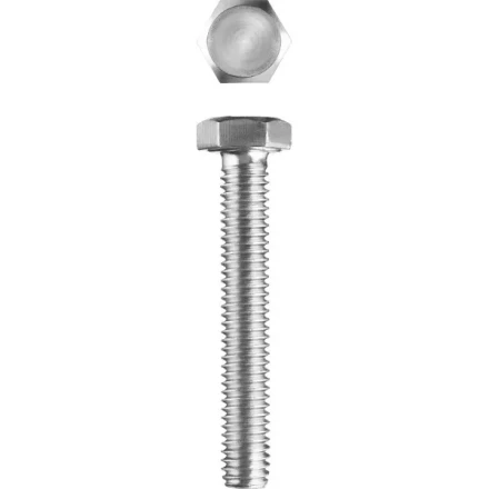 Болт ЗУБР "МАСТЕР" с шестигранной головкой, ГОСТ 7798-70, класс прочности 5.8, оцинкованный, M5x30мм, 5кг 303080-05-030 купить в Когалыме