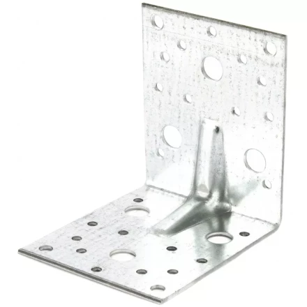 Крепежный уголок усиленный 2,5 мм KUU 105 x 105 x 90 мм Россия Сибртех 464133 купить в Когалыме