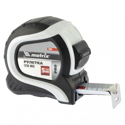 Рулетка Extra Wide 5 м x 27 мм двухкомпонентный корпус Pro Matrix 32585 купить в Когалыме