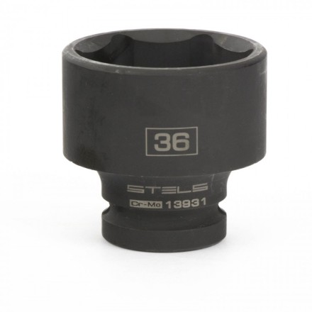 Головка ударная шестигранная 36 мм 1/2&quot; CrMo Stels 13931 купить в Когалыме