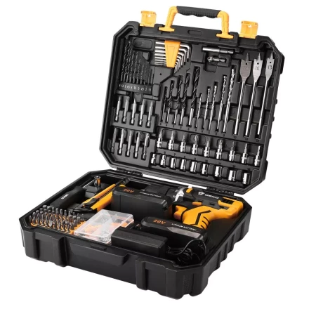 Дрель аккумуляторная DEKO DKCD20FU-Li, 063-4143 + набор 193 аксессуара купить в Когалыме