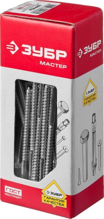 Шурупы ЗУБР &quot;МАСТЕР&quot; с шестигранной головкой, оцинкованные, 6x100мм, 50шт 4-300451-06-100 купить в Когалыме